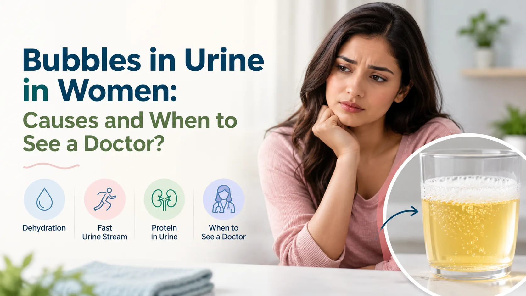 Bubbles in Urine in Women: Causes and When to See a Doctor?